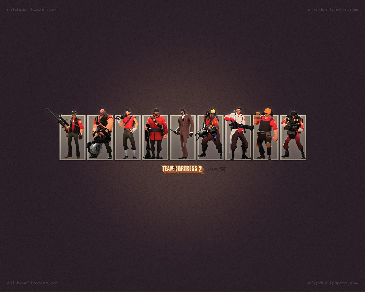 Team Fortress 2 characters lineup