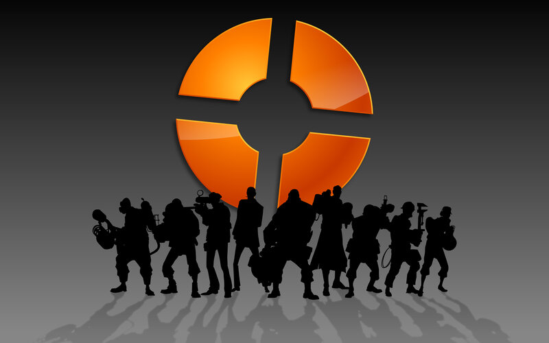 Team Fortress 2 characters silhouettes