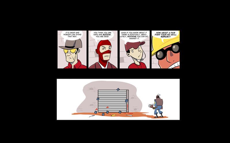 Team Fortress 2 comic strip