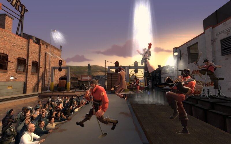 Team Fortress 2 concert scene