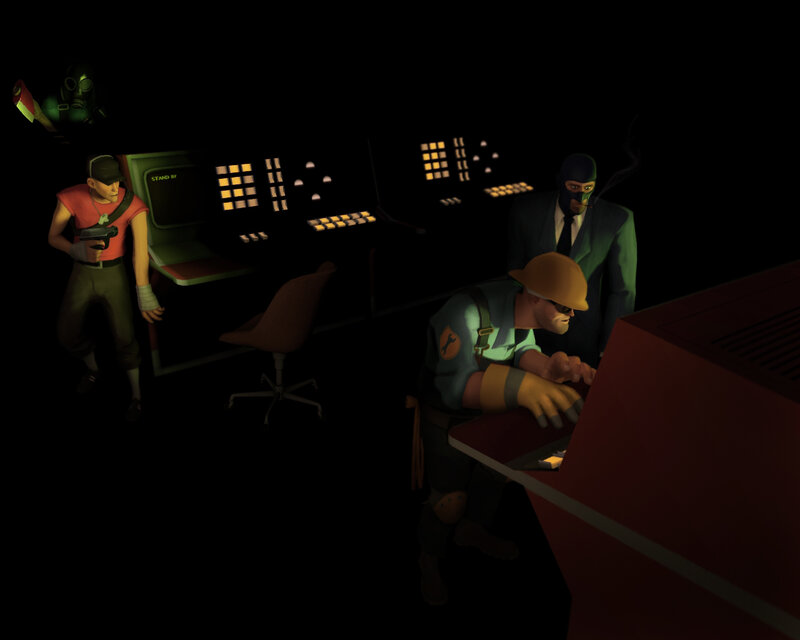 Team Fortress 2 control room