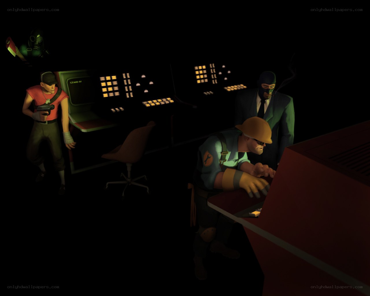 Team Fortress 2 control room