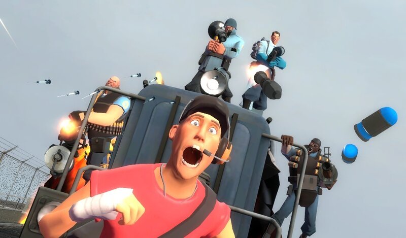 Team Fortress 2 gameplay scene