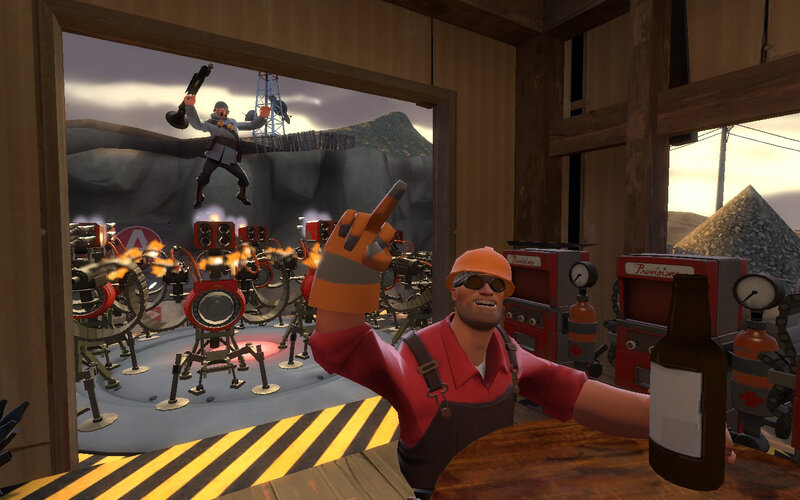 Team Fortress 2 gameplay scene
