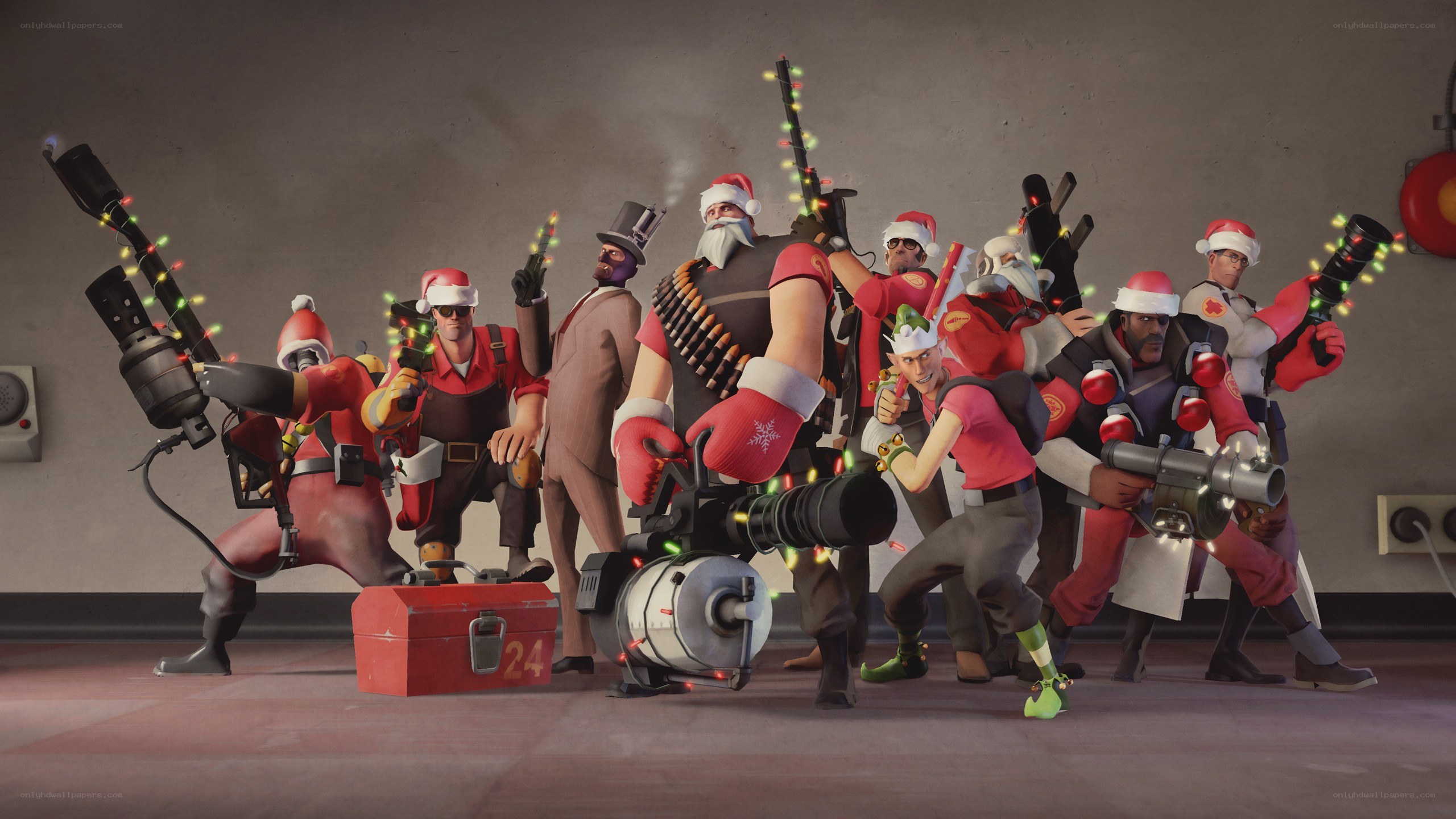 Team Fortress 2 holiday characters