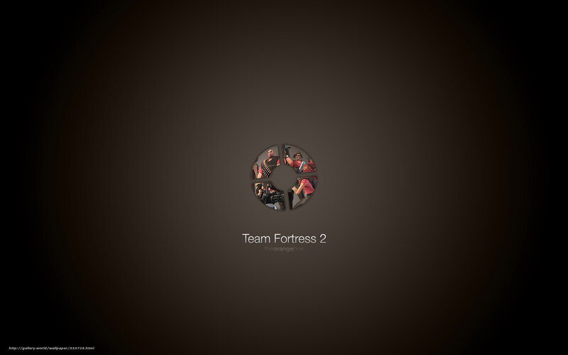 Team Fortress 2 logo wallpaper