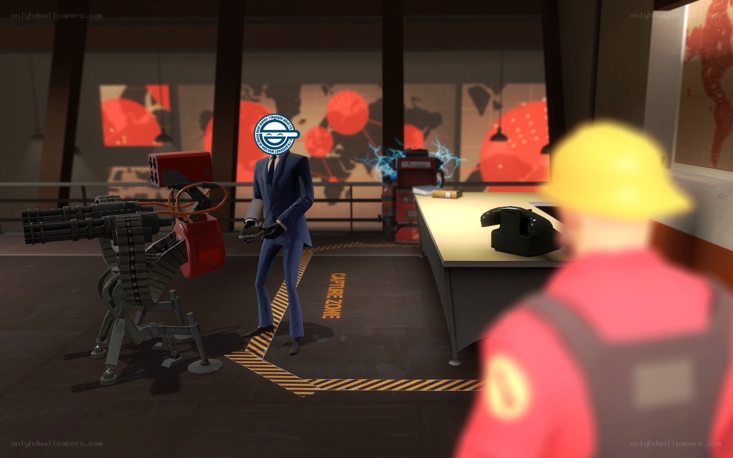 Team Fortress 2 scene with spy