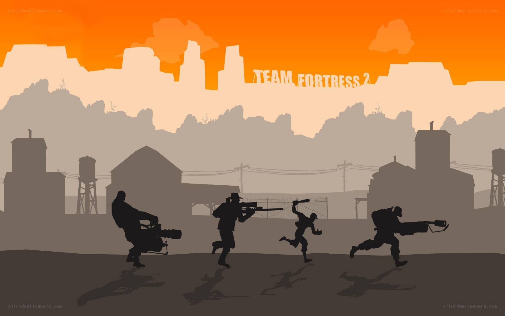 Team Fortress 2 silhouettes
