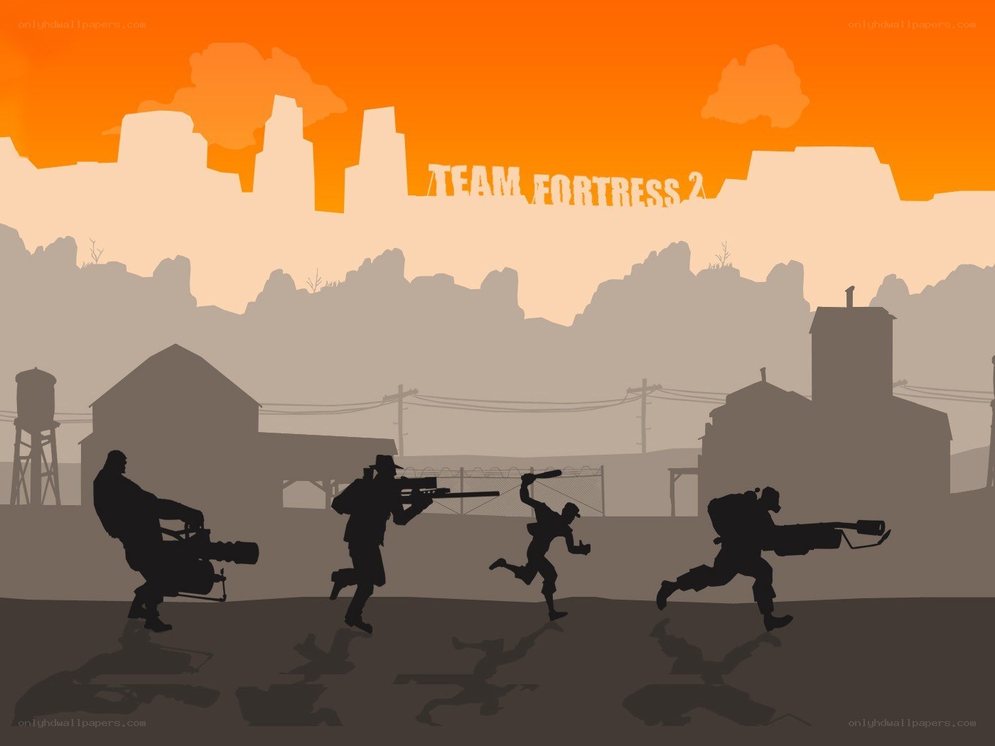 Team Fortress 2 silhouettes