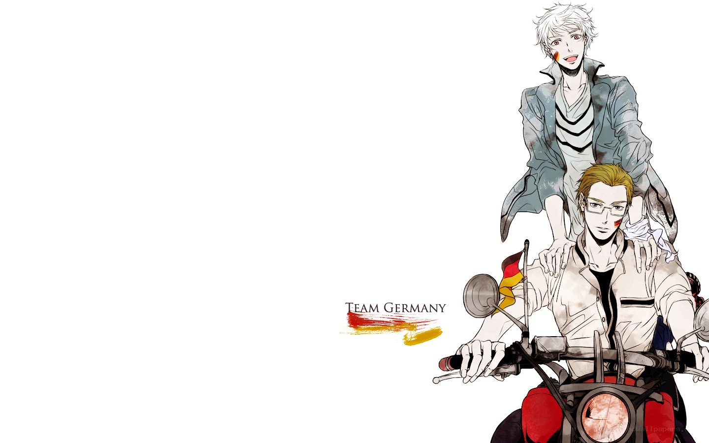 Team Germany anime characters