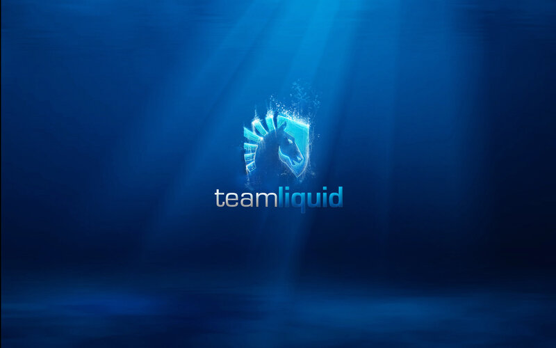 Team Liquid logo underwater