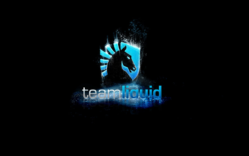 Team Liquid logo with blue effect