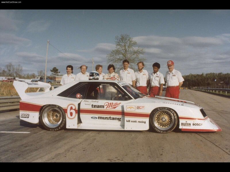 Team Miller Mustang race car