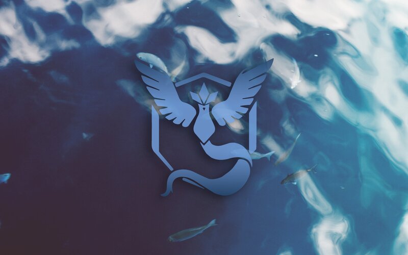Team Mystic Logo Underwater