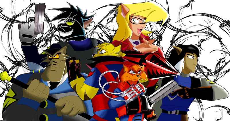 Team of anthropomorphic heroes