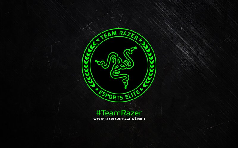 Team Razer Logo — Black