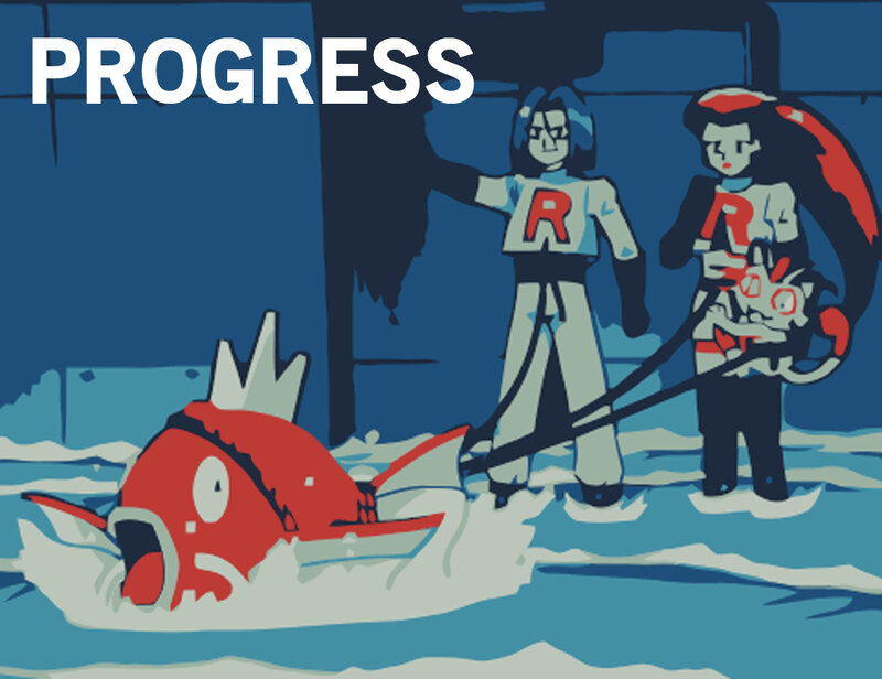 Team Rocket captures a Magikarp