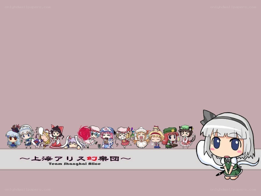 Team Shanghai Alice chibi characters