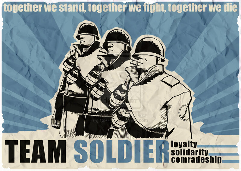 Team Soldier Poster