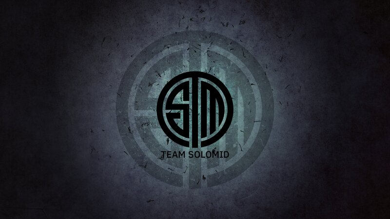 Team Solomid Logo — Black, Dark