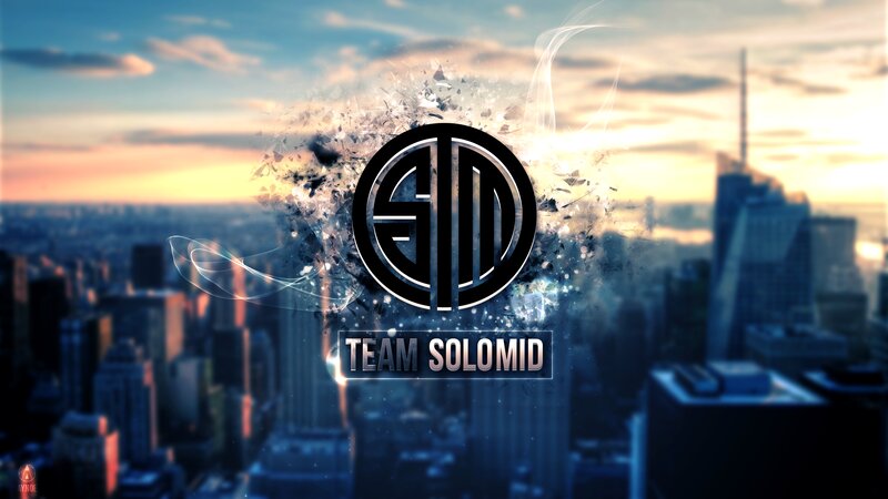 Team Solomid Logo — Blue, Dramatic, Sunset