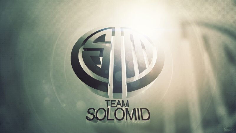 Team Solomid Logo — Gray, Dramatic