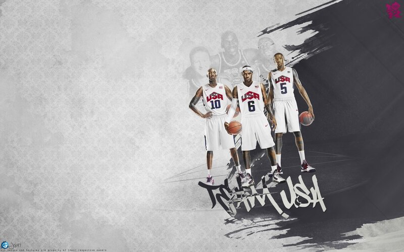 Team USA basketball players
