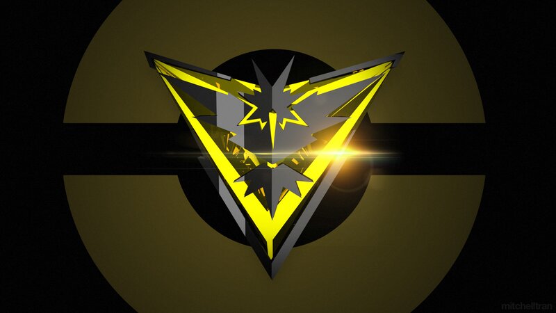 Team Valor Logo — Yellow, Dramatic, Digital Art