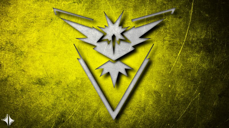 Team Valor Logo — Yellow, Dramatic