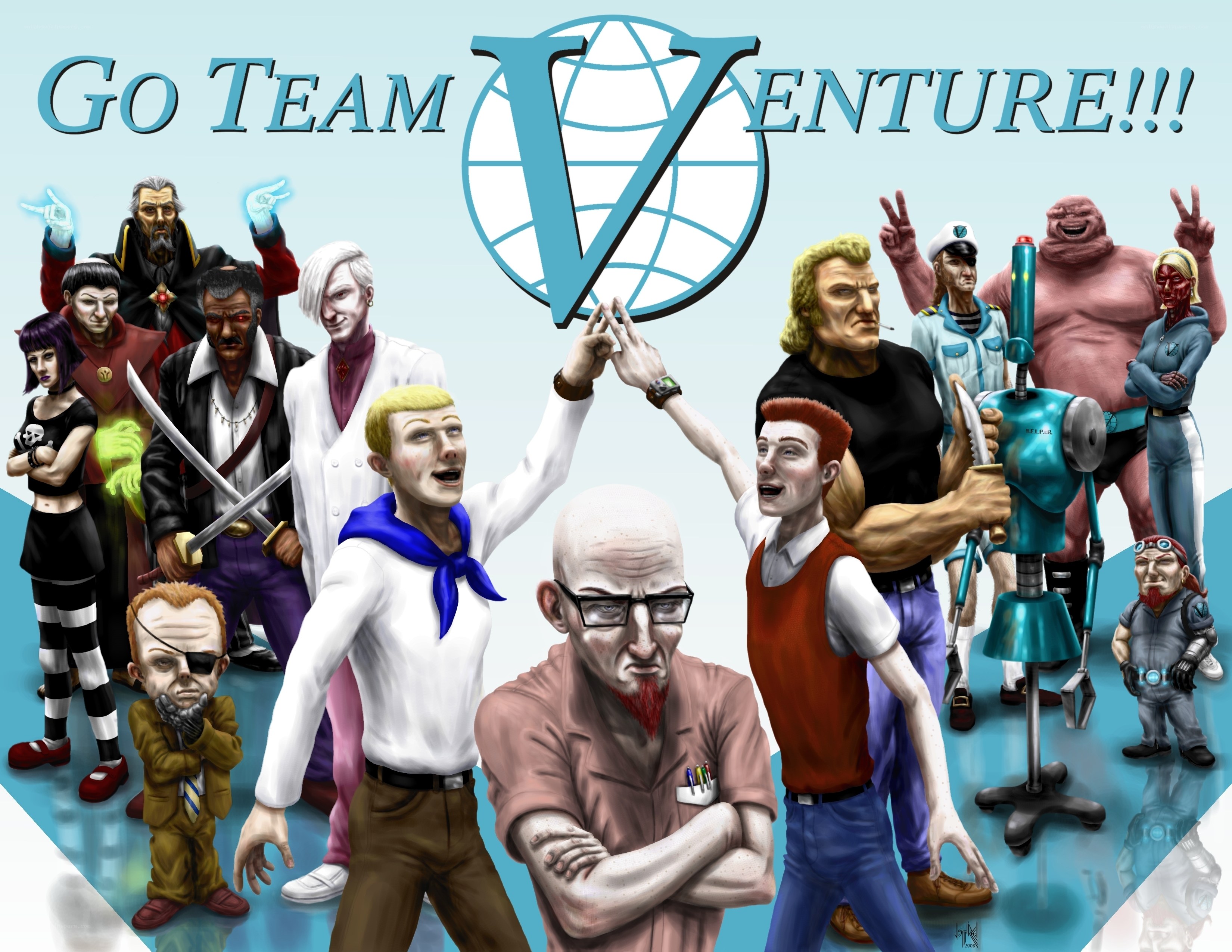 Team Venture characters