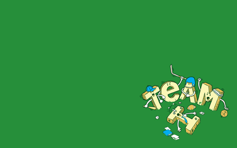 team word illustration