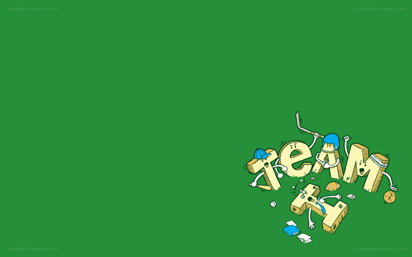 team word illustration