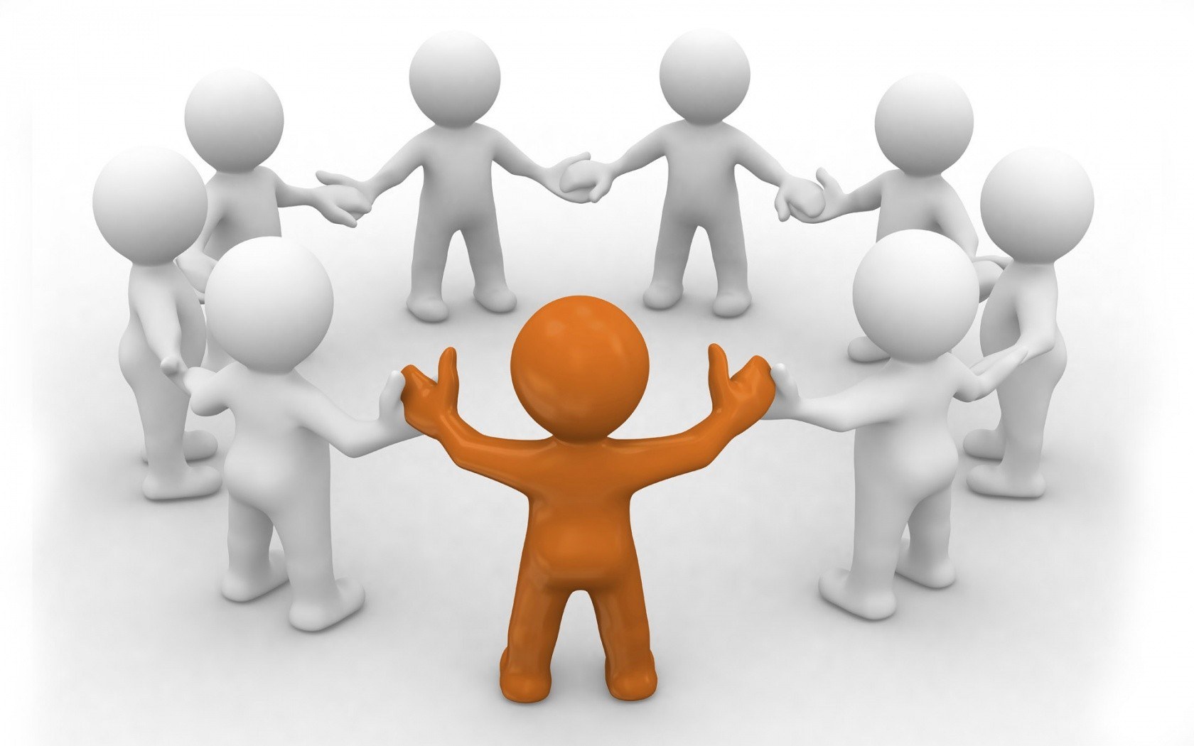 teamwork and leadership concept