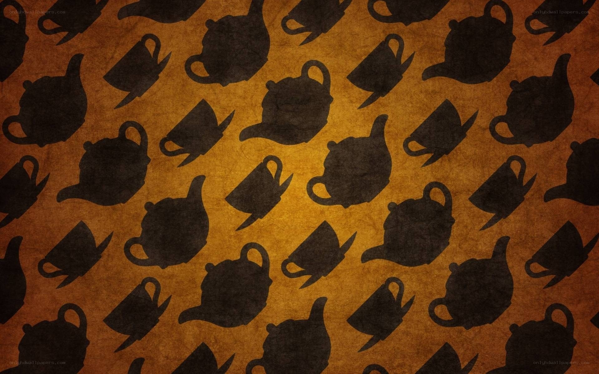 teapot and cup pattern