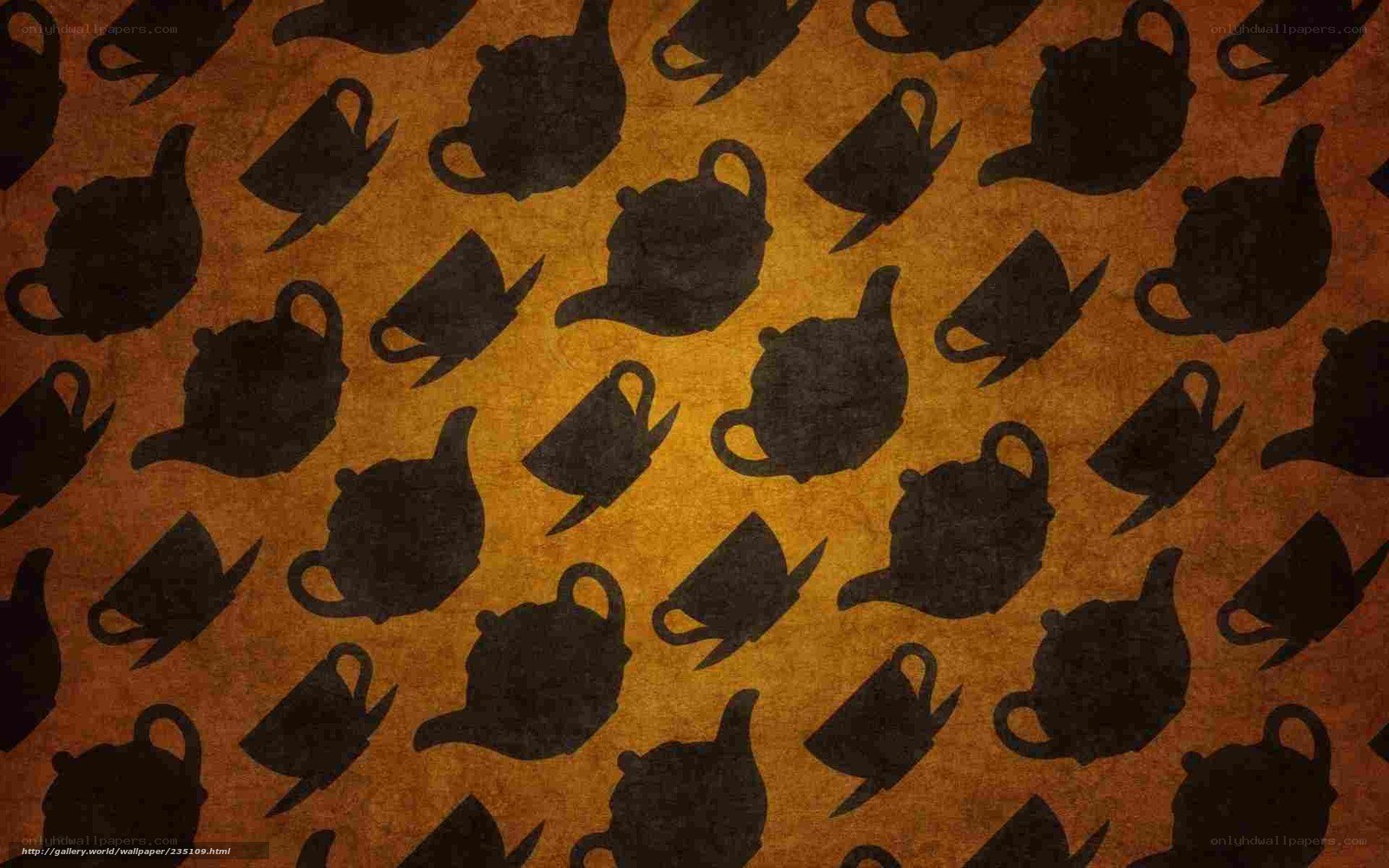 Teapot and teacup pattern