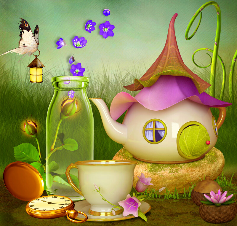 Teapot House in Garden
