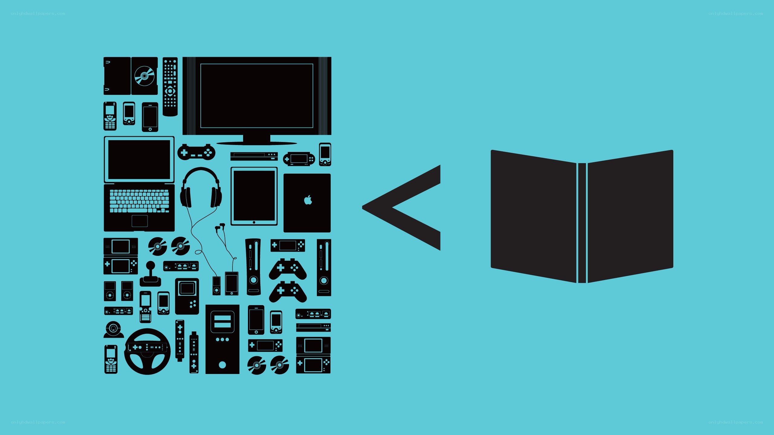 tech devices vs book