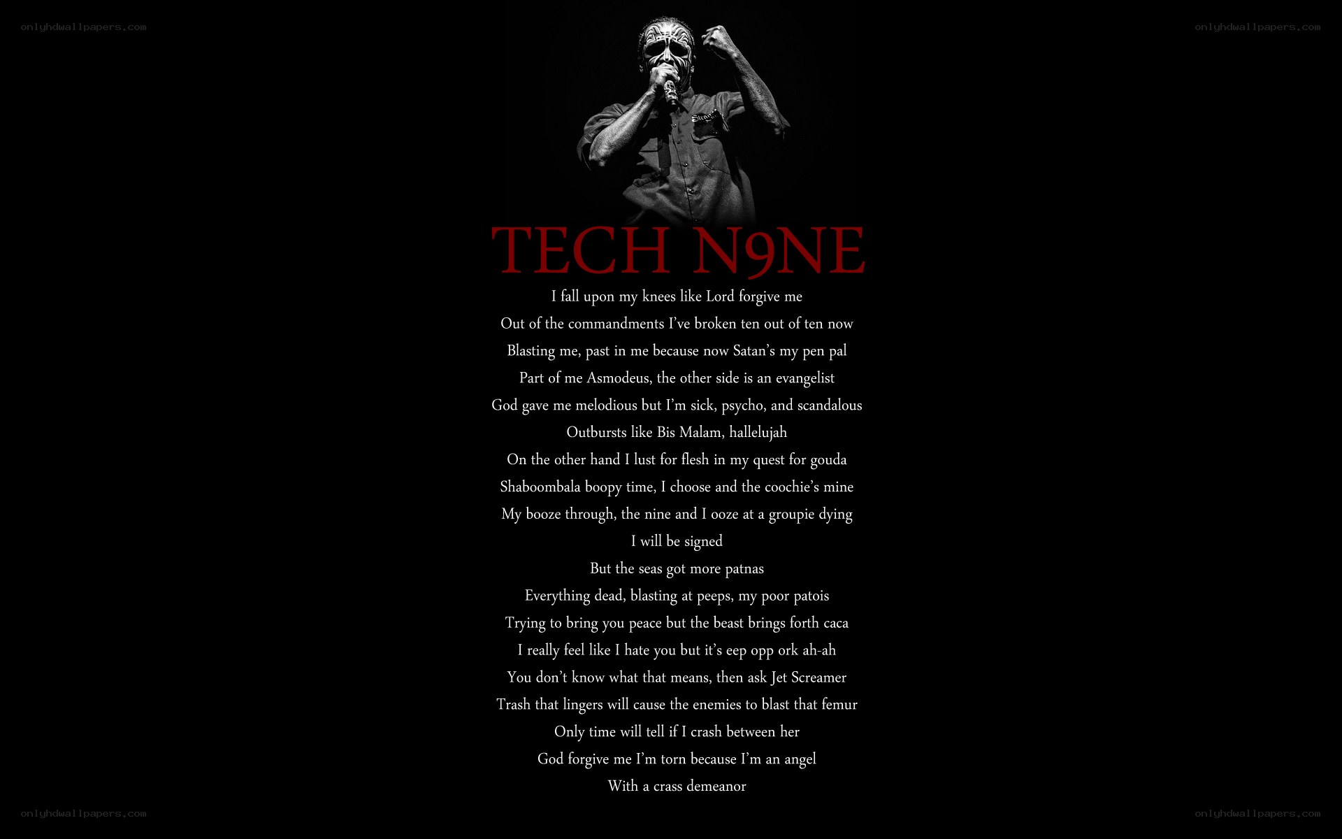 Tech N9ne lyrics and image