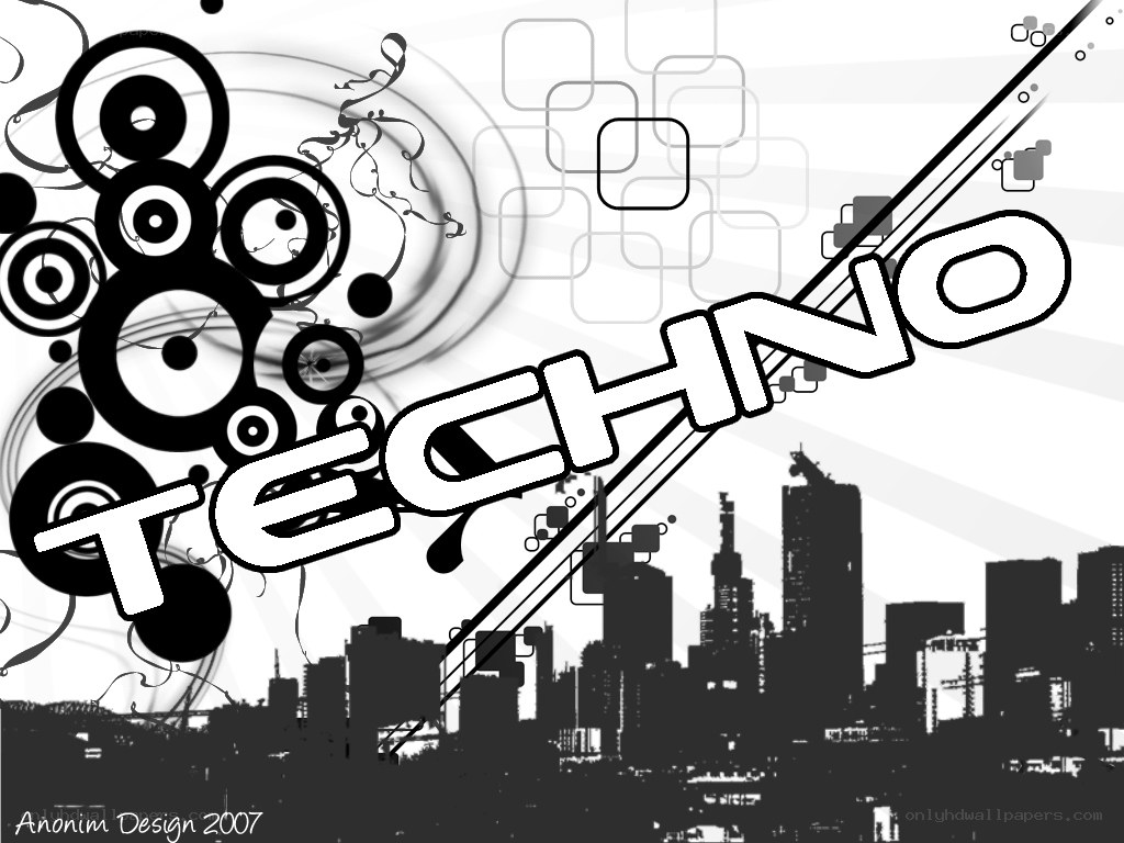 Techno city design