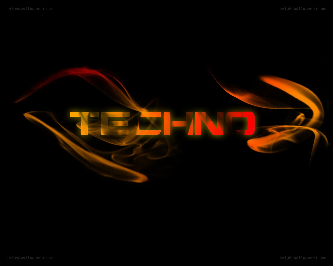 Techno music logo