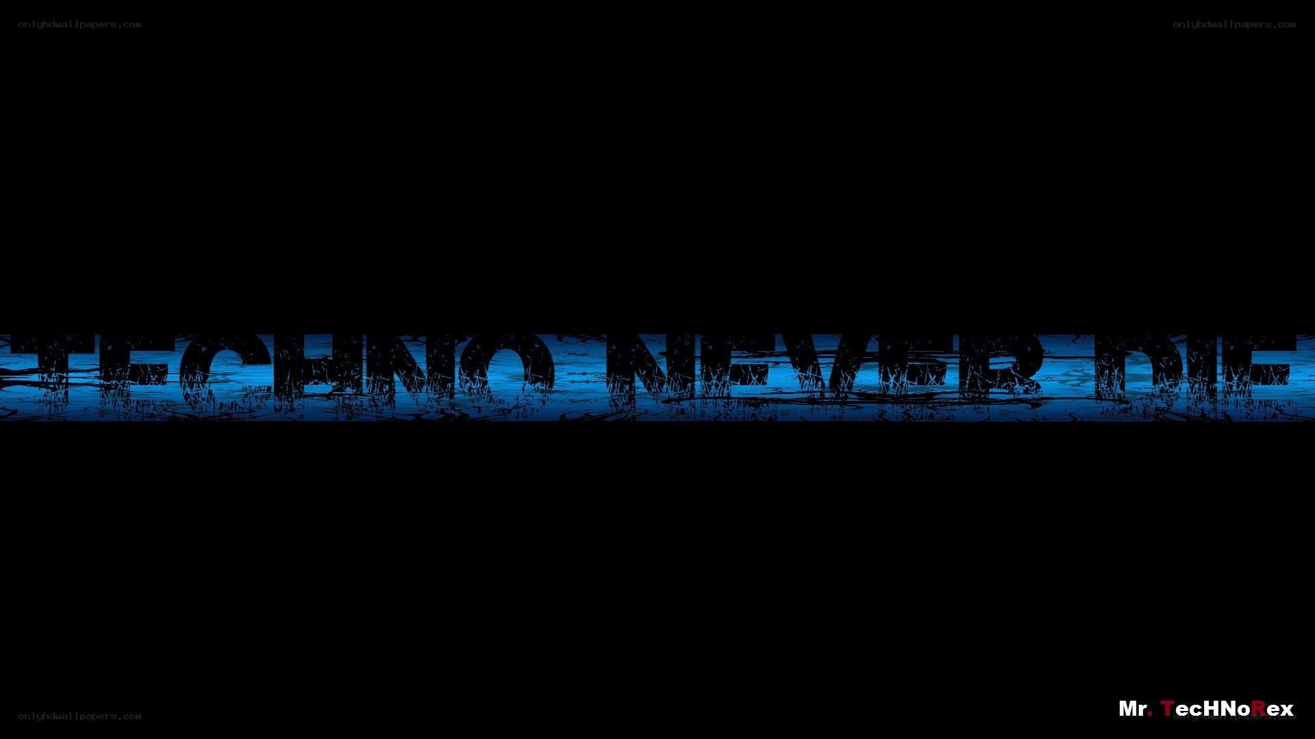 techno never dies text art
