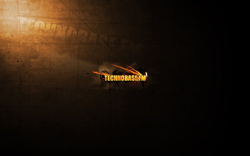 TechnoBase FM logo on dark background