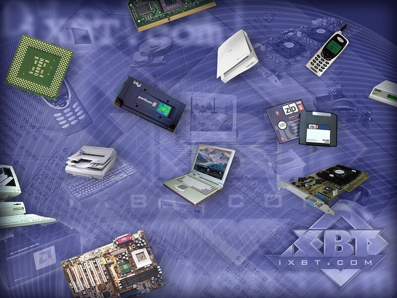 Technology hardware collage