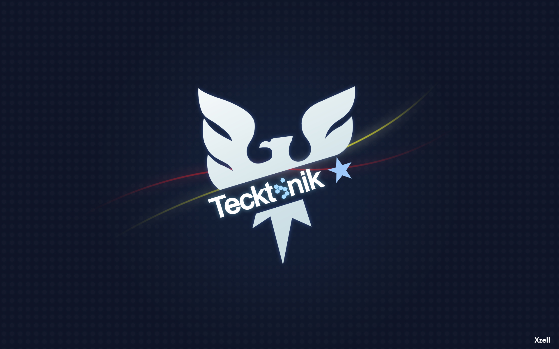 Tecktonik logo on dark background