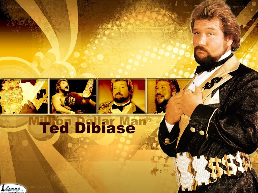 Ted DiBiase wrestling collage