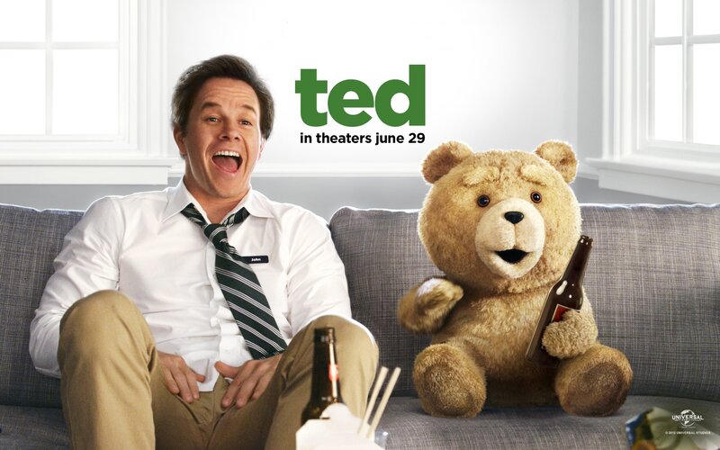 Ted movie poster with Mark Wahlberg