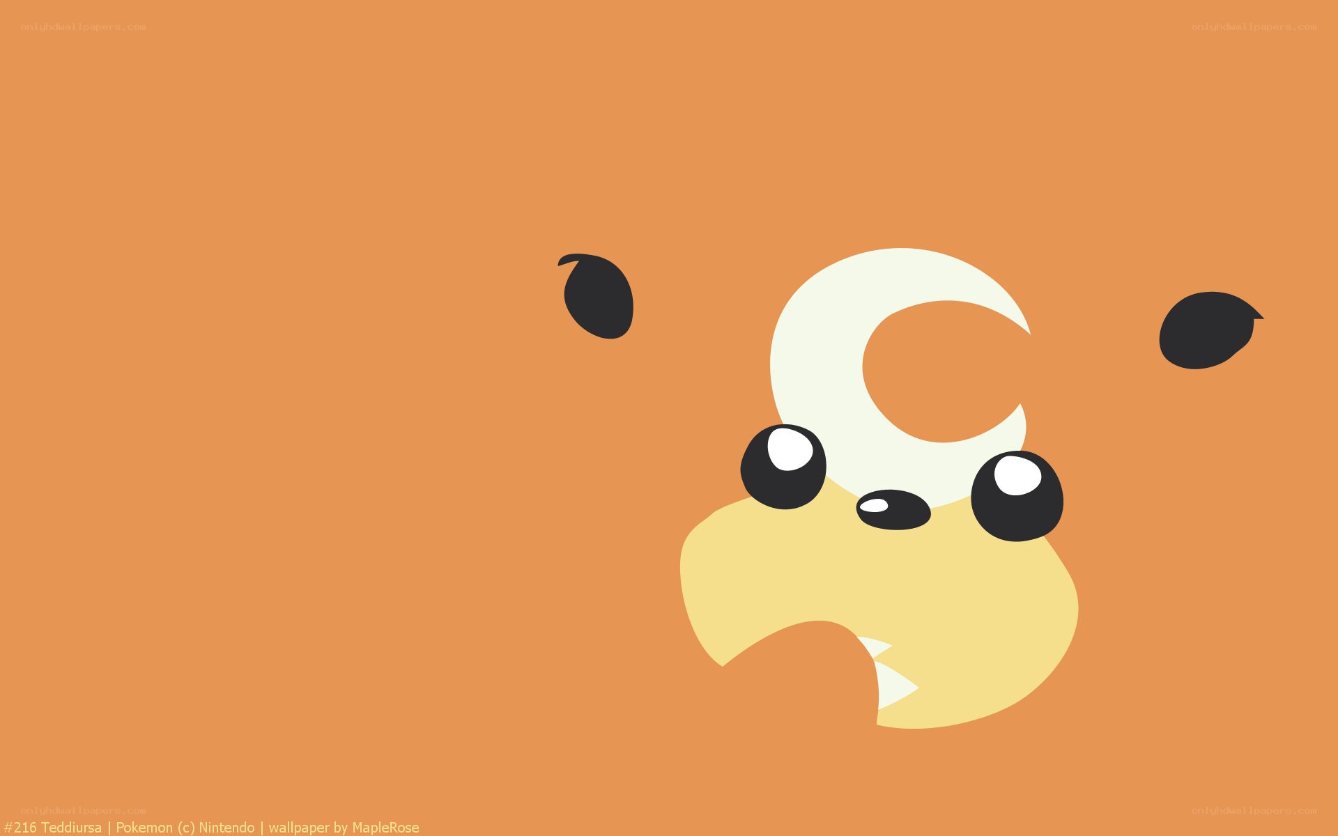 Teddiursa Pokemon wallpaper