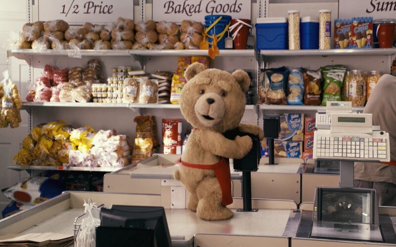 Teddy Bear at Checkout — Brown, Neutral, 3d Render