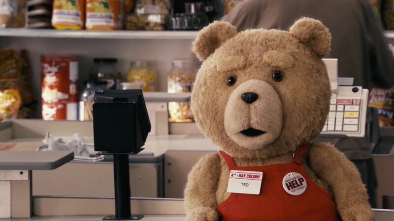 Teddy Bear at Checkout — Brown