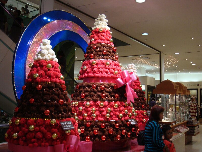 Teddy bear Christmas trees